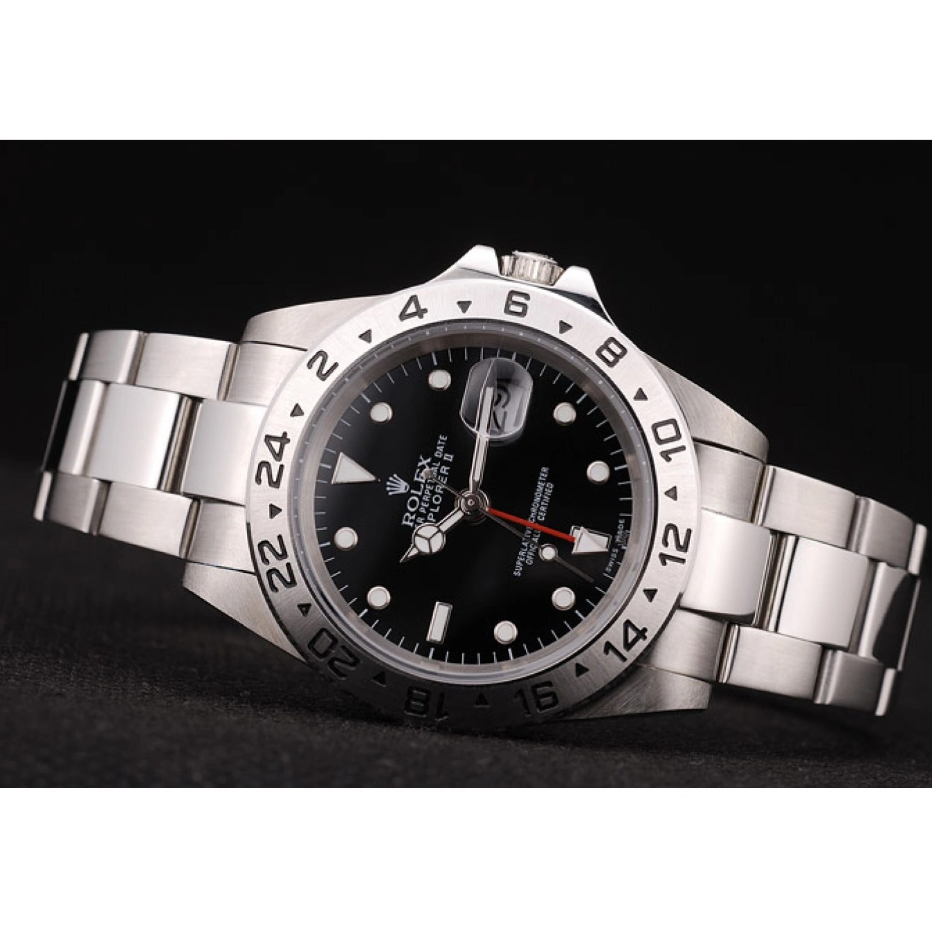 AAA Replica Watches Black Explorer Bezel Stainless Rolex Steel Dial 0516